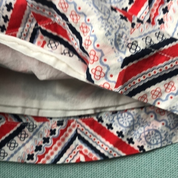 Old Navy Red White and Blue Printed Skirt 12-18M - Picture 5 of 5